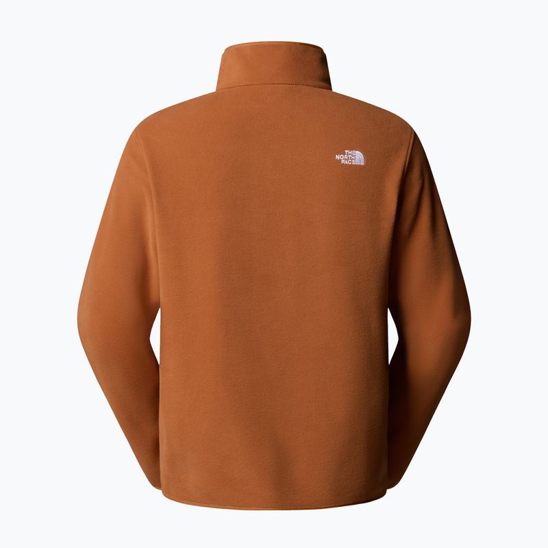 Мъжки суитшърт от полар The North Face Glacier Fleece 1/4 Zip burnt umber 5