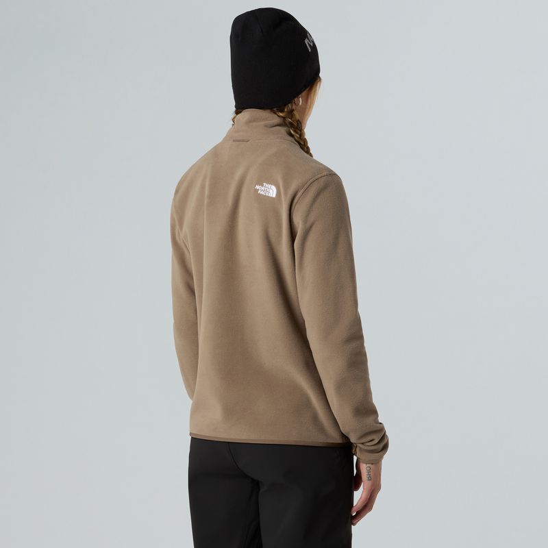 Дамски суитшърт от полар The North Face Glacier Fleece mocha brown 3