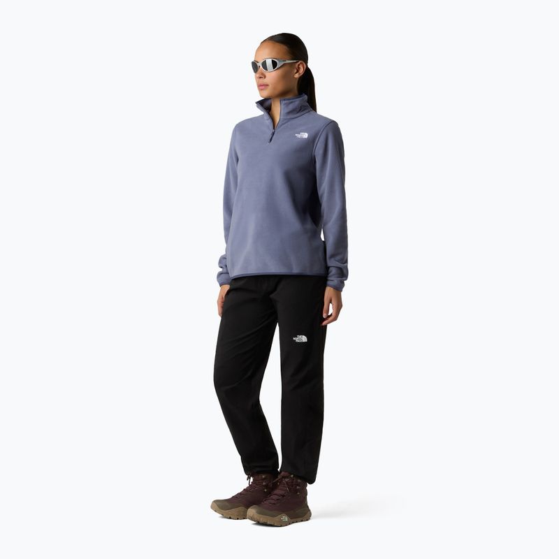 Дамски суитшърт от полар The North Face Glacier Fleece 1/4 Zip twilight galaxy 2
