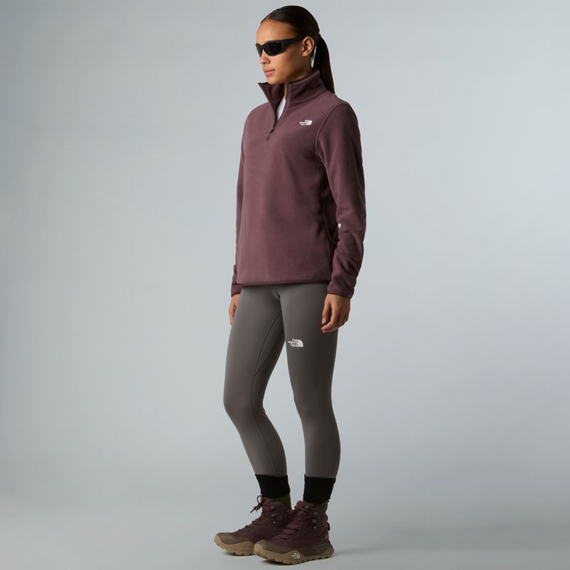 Дамски суитшърт от полар The North Face Glacier Fleece 1/4 Zip tawny quartz 2
