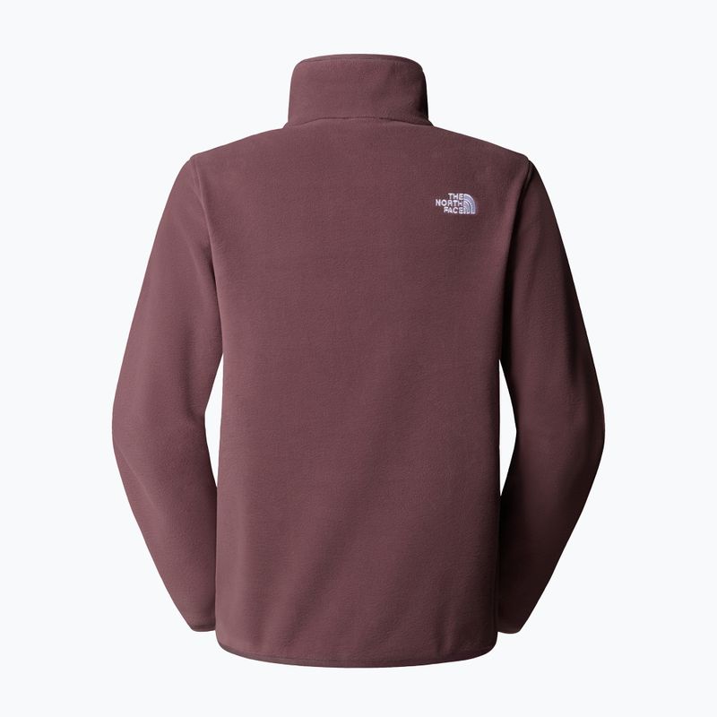 Дамски суитшърт от полар The North Face Glacier Fleece 1/4 Zip tawny quartz 5