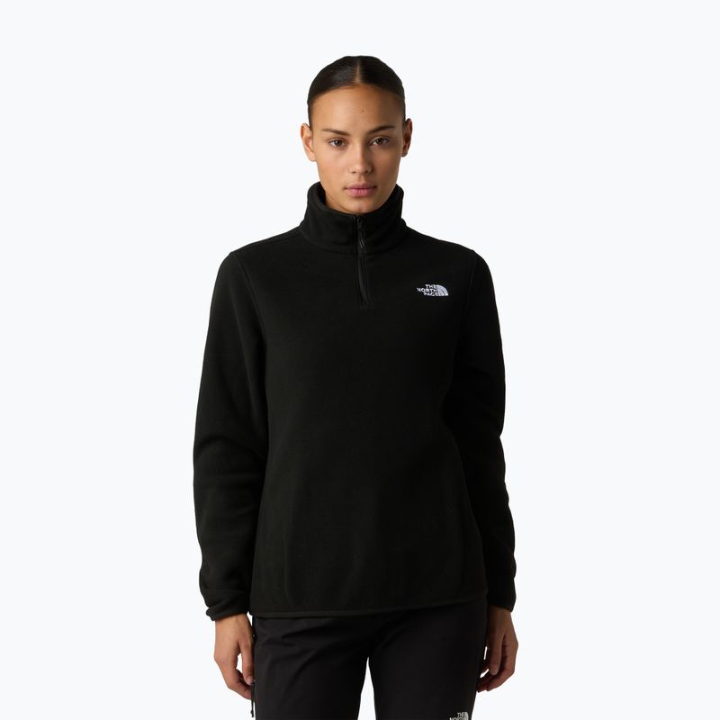 Дамски поларен суитшърт The North Face Glacier Fleece 1/4 Zip black