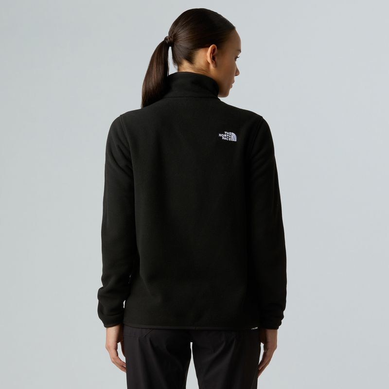 Дамски поларен суитшърт The North Face Glacier Fleece 1/4 Zip black 3