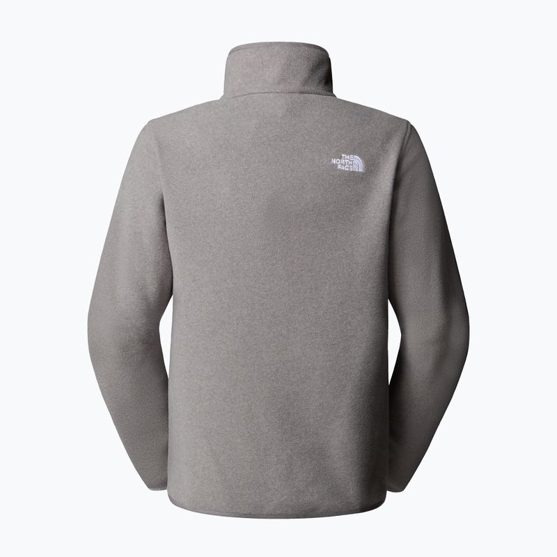 Дамски поларен суитшърт The North Face Glacier Fleece 1/4 Zip mid grey heather 5