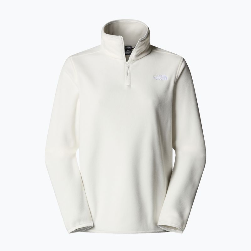Дамски суитшърт от полар The North Face Glacier Fleece 1/4 Zip white dune 4