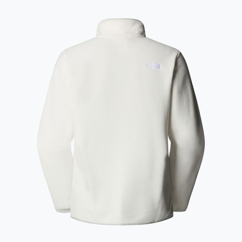 Дамски суитшърт от полар The North Face Glacier Fleece 1/4 Zip white dune 5