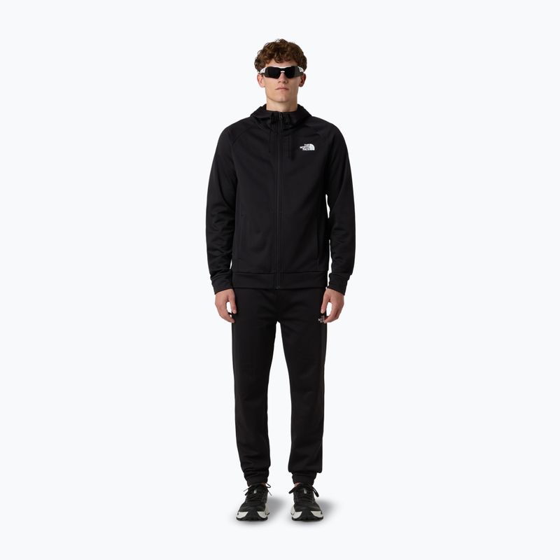 Мъжки суитшърт The North Face Reaxion 2.0 Hooded Full Zip black heather 2