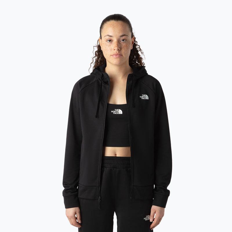 Дамски суитшърт The North Face Reaxion 2.0 Hooded Full Zip black heather 4