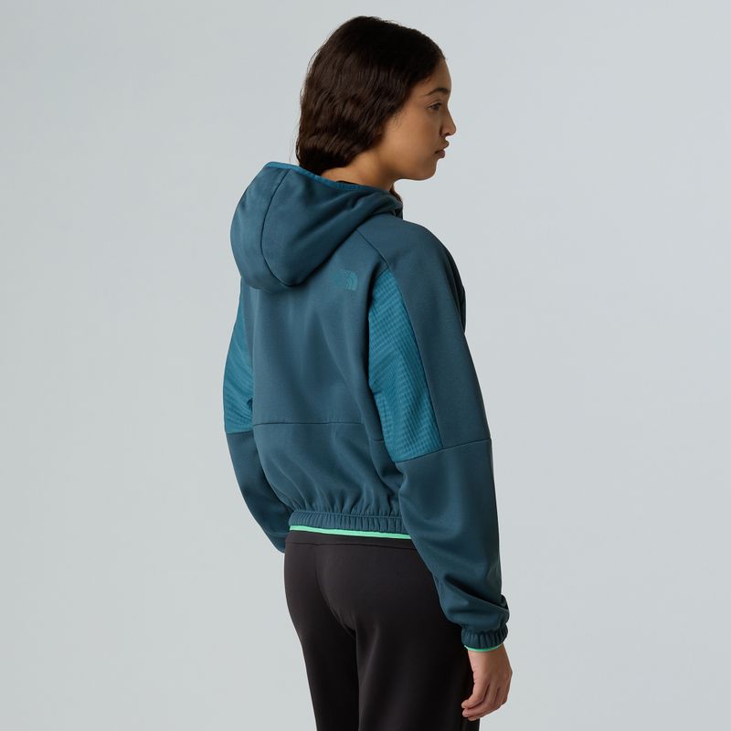Дамски суитшърт The North Face Mountain Athletics Fleece Full Zip deep cypress/space 3