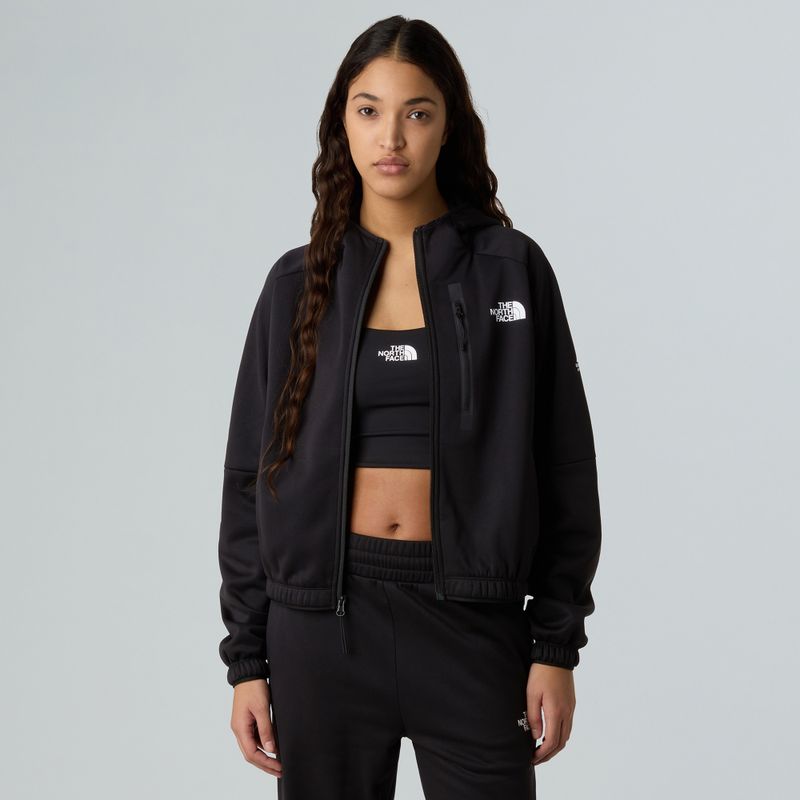 Дамски суитшърт The North Face Mountain Athletics Fleece Full Zip black 4