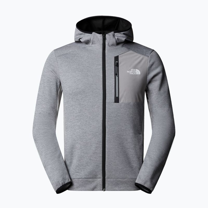 Мъжки суитшърт The North Face Mountain Athletics Fleece Full Zip pale grey/heather/m 5