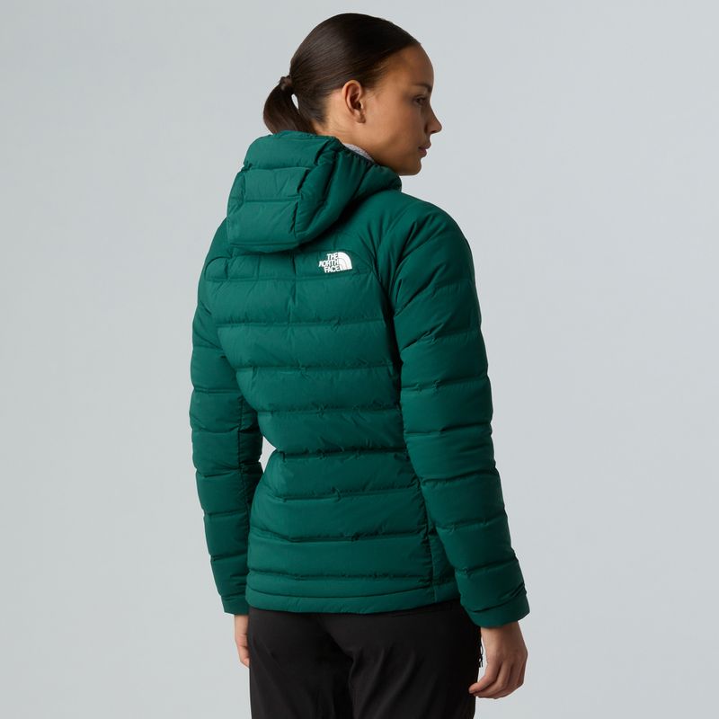 Дамско пухено яке The North Face Abseil Stretch Down Hoodie hunter green 3