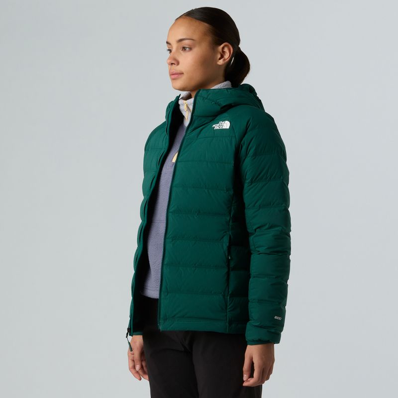 Дамско пухено яке The North Face Abseil Stretch Down Hoodie hunter green 4