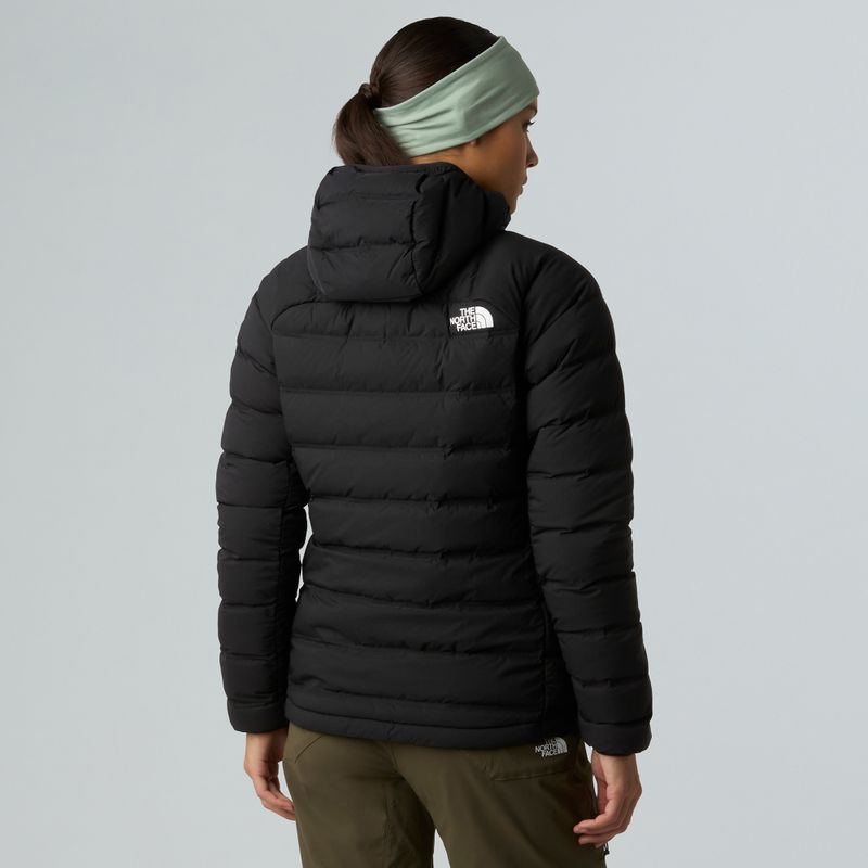 Дамско пухено яке The North Face Abseil Stretch Down Hoodie black 3