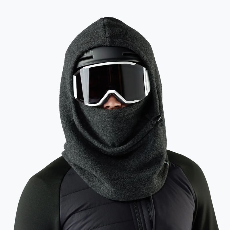 Дамска шапка маска Smartwool Second Cut Fleece Hood charcoal 3