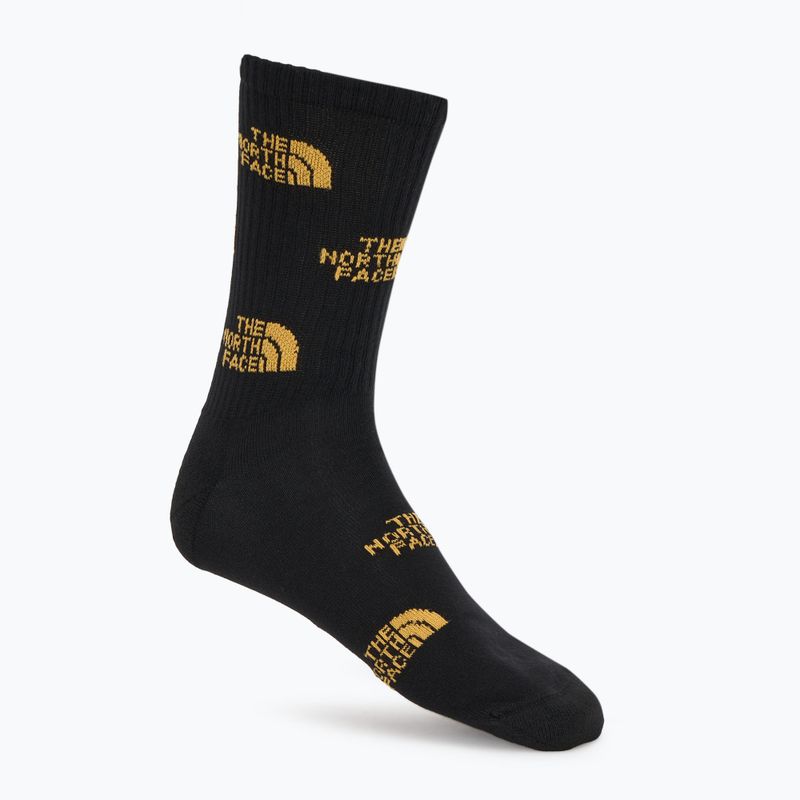 Чорапи The North Face Everyday Crew Logo 2 чифта black/summit gold 2