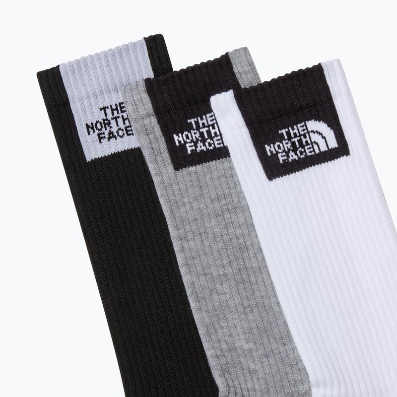 Чорапи The North Face Multi Sport Fine Box Cush Crew 3 чифта white/black 2