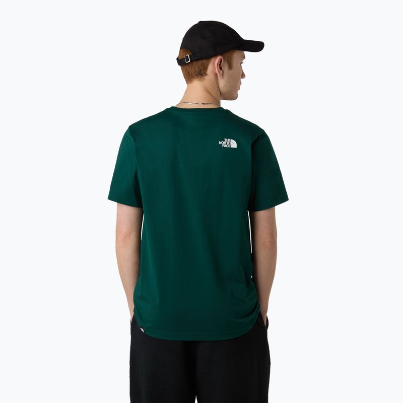 Мъжка тениска The North Face Simple Dome hunter green 3