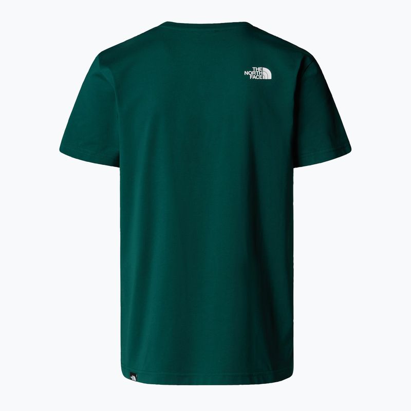 Мъжка тениска The North Face Simple Dome hunter green 5