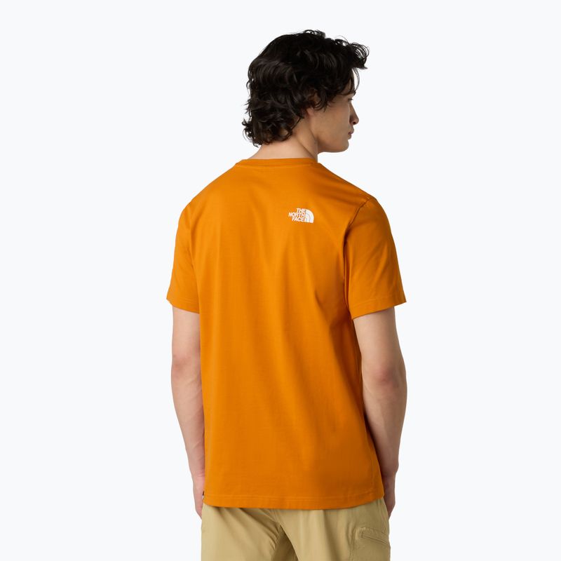 Мъжка тениска The North Face Simple Dome agate orange 3