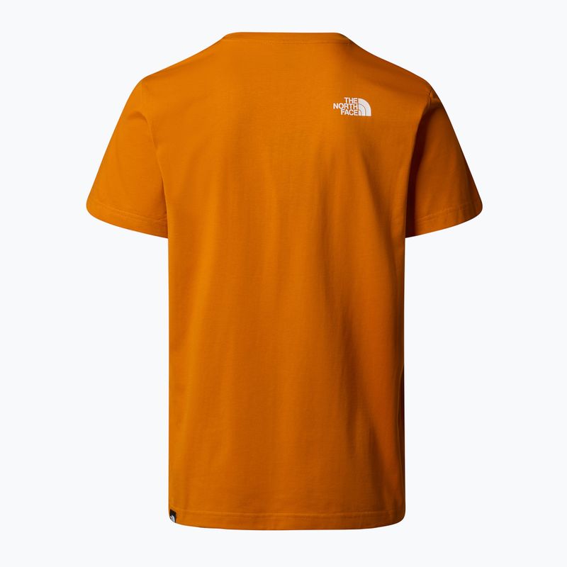 Мъжка тениска The North Face Simple Dome agate orange 5