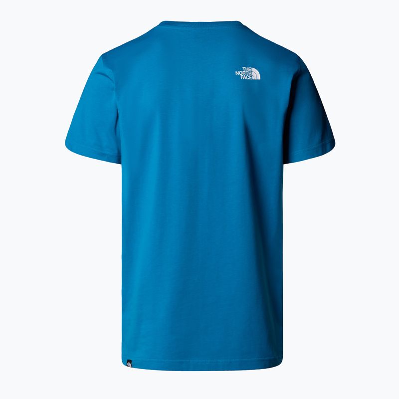 Мъжка тениска The North Face Simple Dome, тъмно синя 5