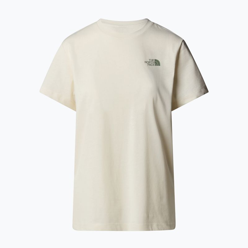 The North Face дамска тениска Box Nse Relaxed white dune/slate moss 4
