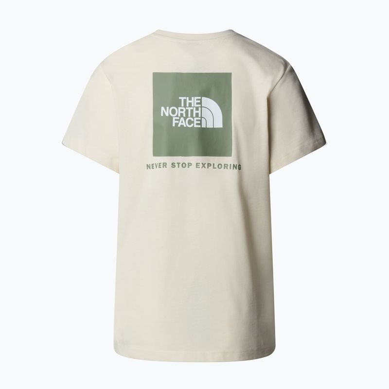 The North Face дамска тениска Box Nse Relaxed white dune/slate moss 5