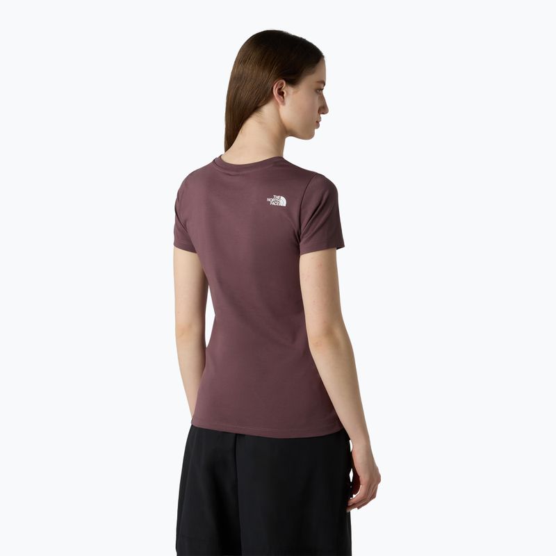 Дамска тениска The North Face Simple Dome Slim tawny quartz 3