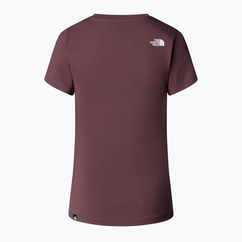 Дамска тениска The North Face Simple Dome Slim tawny quartz 5