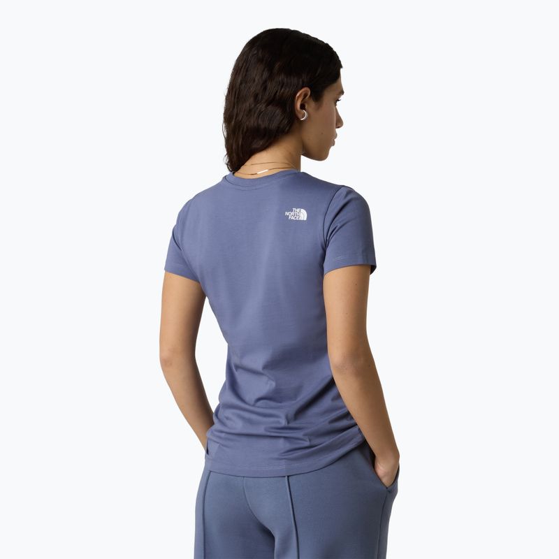 Дамска тениска The North Face Simple Dome Slim blue eclipse 3