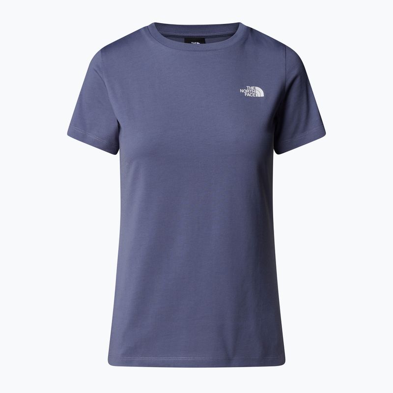 Дамска тениска The North Face Simple Dome Slim blue eclipse 4
