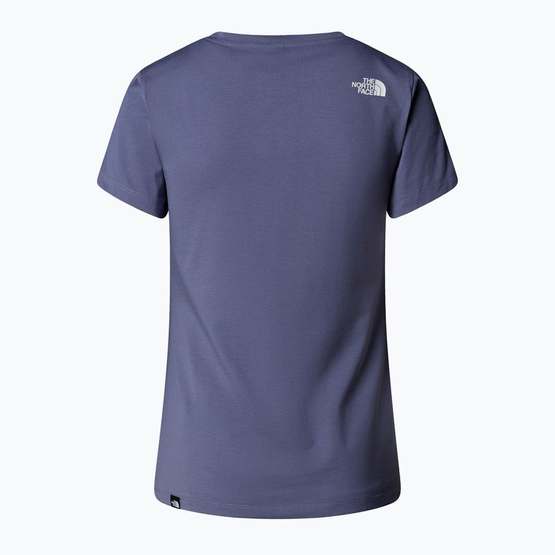Дамска тениска The North Face Simple Dome Slim blue eclipse 5