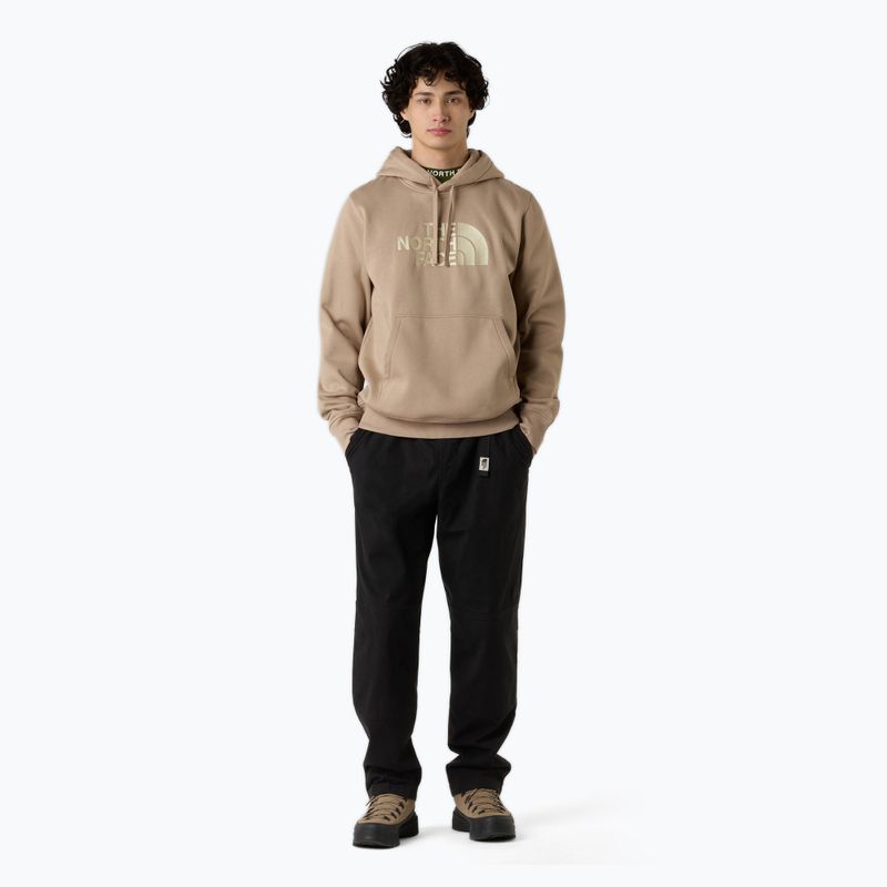 Мъжки суитшърт The North Face Drew Peak Pullover Hoodie mushroom grey/gravel 2