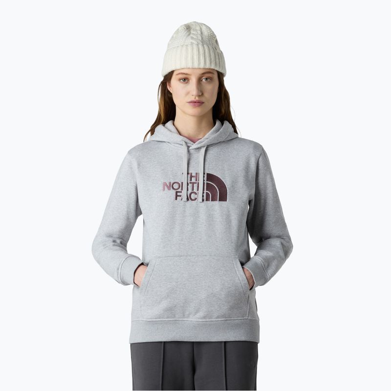 Дамски суитшърт The North Face Drew Peak Pullover Hoodie lightgreyheather/tawnyquartz