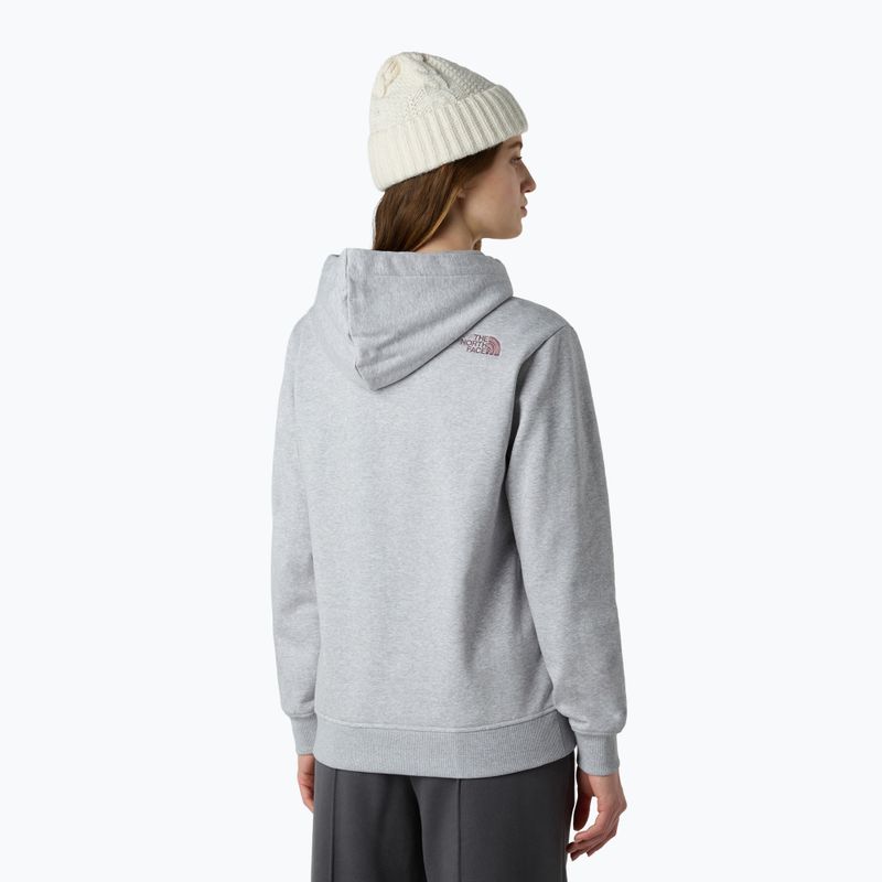 Дамски суитшърт The North Face Drew Peak Pullover Hoodie lightgreyheather/tawnyquartz 3