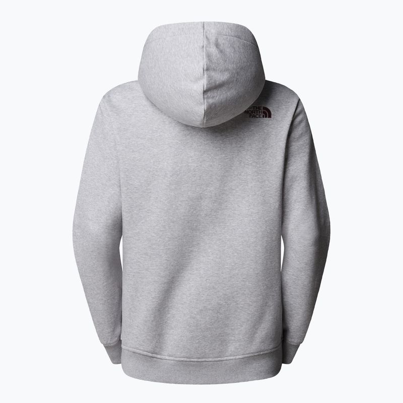 The North Face Drew Peak Пуловер с качулка за жени lightgreyheather/tawnyquartz 5