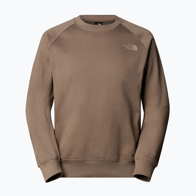 Мъжки суичър The North Face Raglan Box Nse Crew mocha brown/mushroom gr