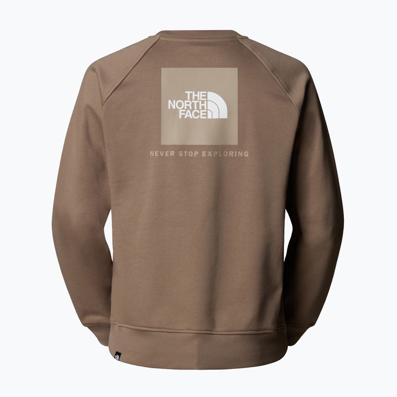 Мъжки суитшърт The North Face Raglan Box Nse Crew mocha brown/mushroom grey 2