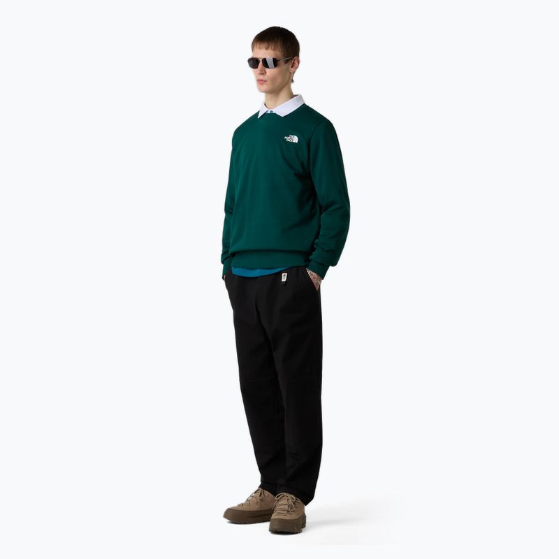 Мъжки суичър The North Face Simple Dome Crew ловно зелен 2