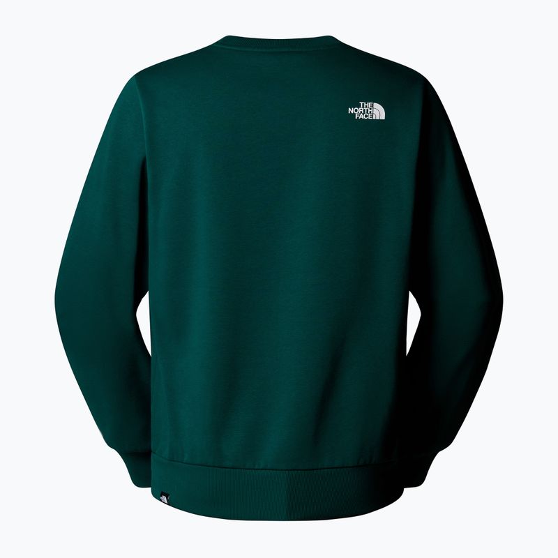 Мъжки суичър The North Face Simple Dome Crew ловно зелен 5