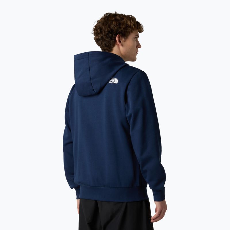Мъжки суичър The North Face Simple Dome Full Zip Hoodie summit navy 3