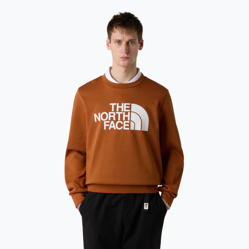 Мъжки суитшърт The North Face Easy Crew burnt umber