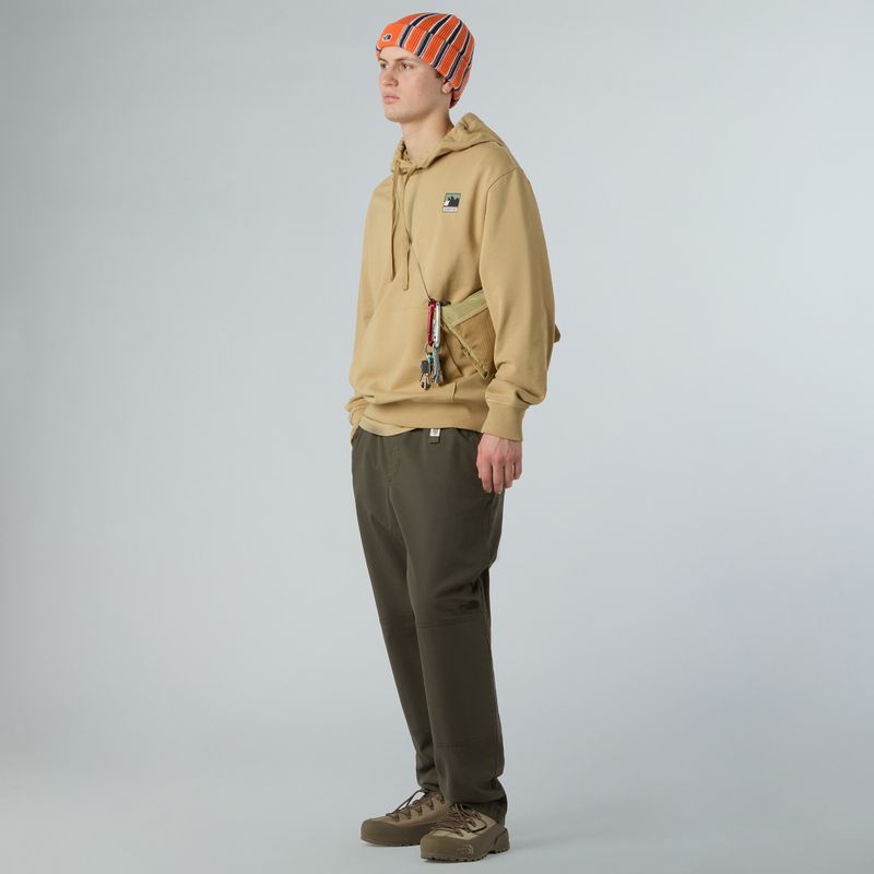 Мъжки суитшърт The North Face Mountain Logo Relaxed Hooded khaki stone 2