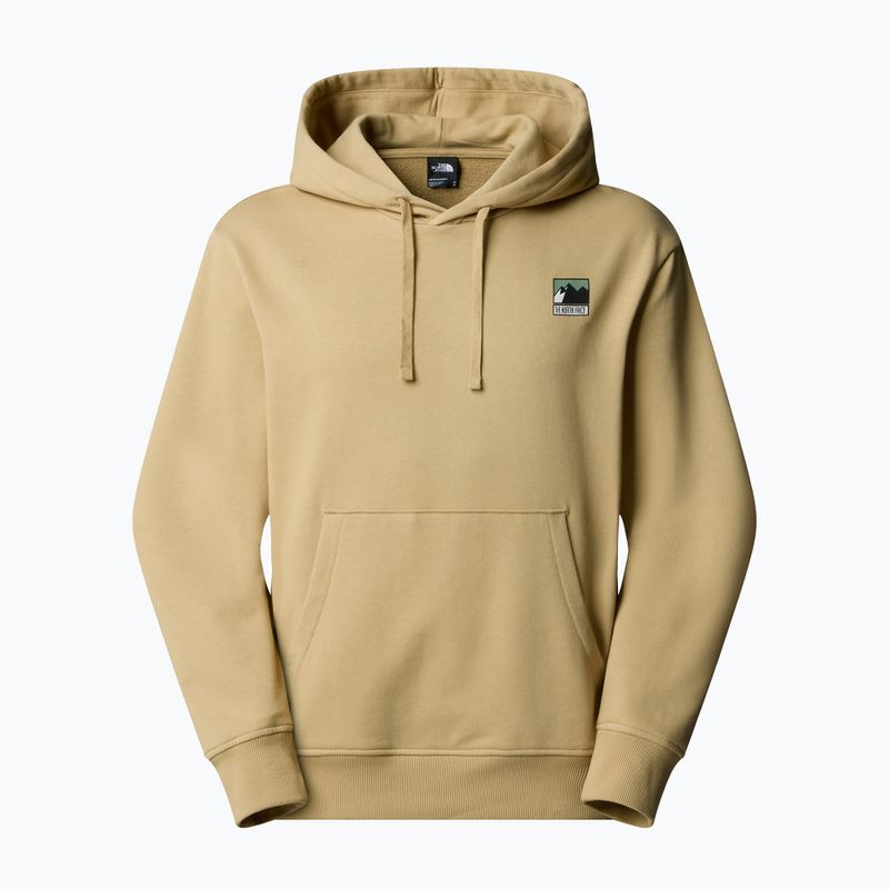 Мъжки суитшърт The North Face Mountain Logo Relaxed Hooded khaki stone 4