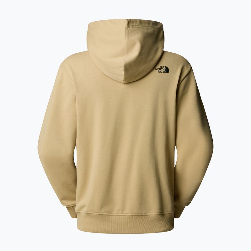 Мъжки суитшърт The North Face Mountain Logo Relaxed Hooded khaki stone 5