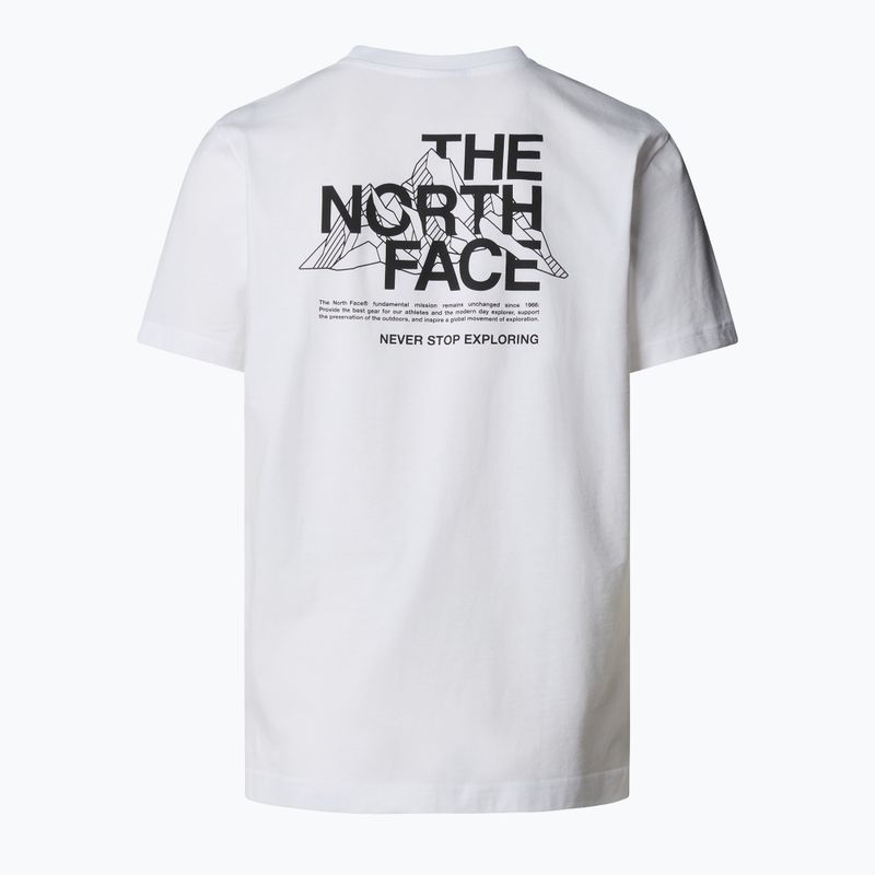 Мъжка тениска The North Face Mountain Sketch white 2