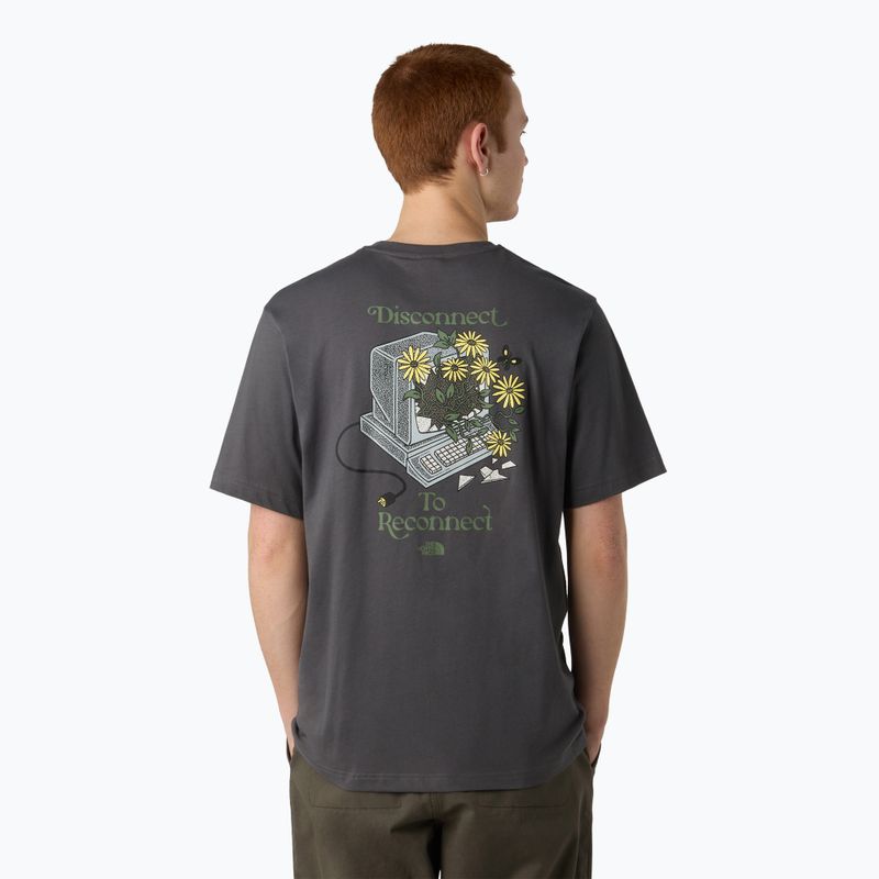 Мъжка тениска The North Face Connected Relaxed anthracite grey 3