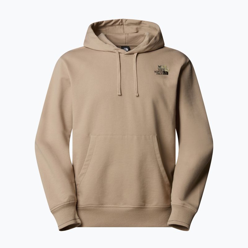 Мъжки суитшърт The North Face Flower Dome Relaxed Hooded GPH mushroom grey 4