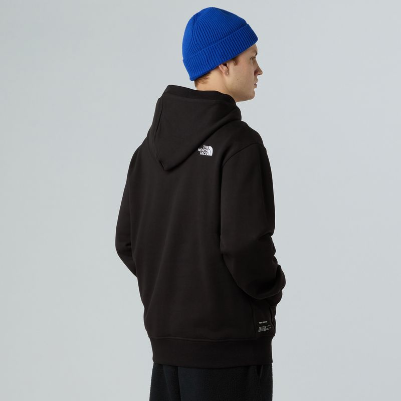 Мъжки суитшърт The North Face Icon Relaxed Hooded black 3
